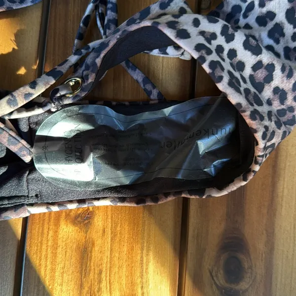 Hunkemoller Leopard Bikini Bottom Size XS - Image 3