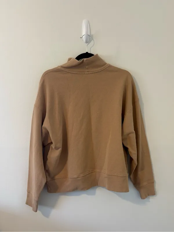 Re/Done 80s Mockneck Sweatshirt‎ Small 100% Cotton - Image 3