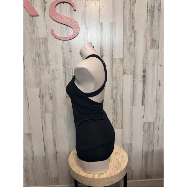 Aspire black tank top with built in sports bra size XSMALL - Image 5