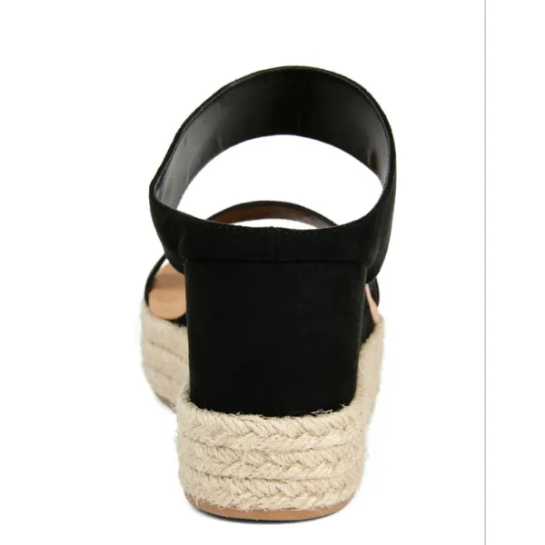 Journee NEW Alissa Wedge Heel Espadrille Sandals 12 $90 - Image 8