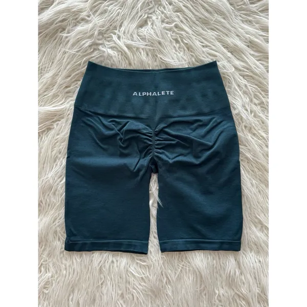 Alphalete Amplify Ultra High Rise Biker Short 6.5” Midnight Size Small - Image 3