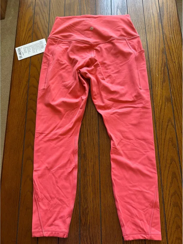Lululemon Align With Pockets High Rise 25” Pale Raspberry Size 10 NWT - Image 2