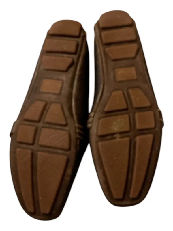 Coach Brown All-Over Embossed Signature Monogram Leather Saidey Loafers - Women's Size 7M - Image 6
