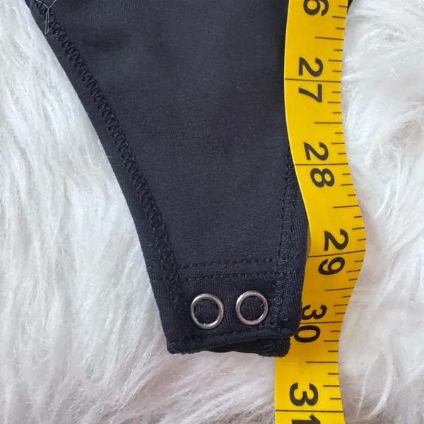 Abercrombie and Fitch Size L SoftAF Black Bodysuit - Image 7
