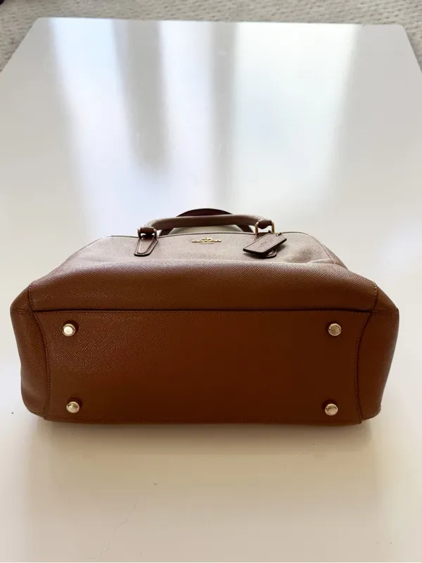 COACH Brown Small Margot Carryall - Image 5