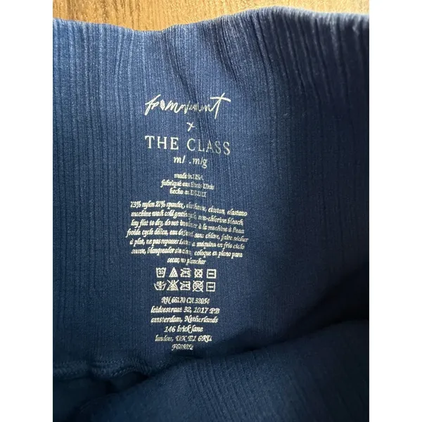 Free People New FP Movement Good‎ Karma Deep Navy Blue Sports Bra Leggings Set - Image 10