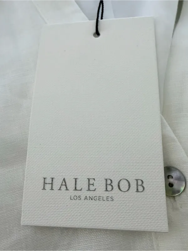 Hale‎ Bob Venice Embroidered Linen Dress Medium NWT - Image 6