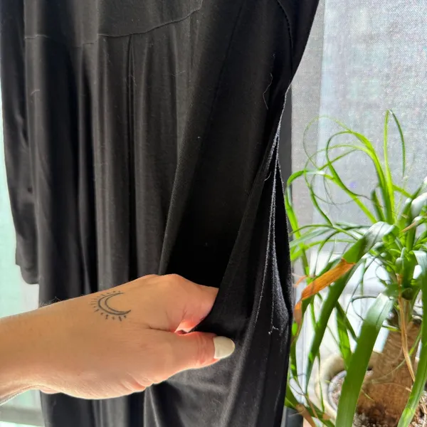Black Long Sleeved Women's Dress - Image 3