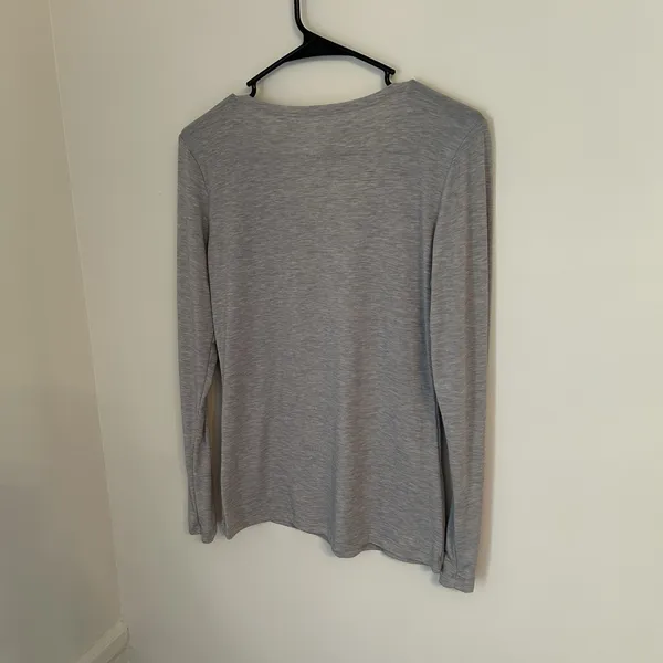 32 Degrees Heat Long Sleeve Thin Gray Shirt Size Large outdoor layer camping - Image 7
