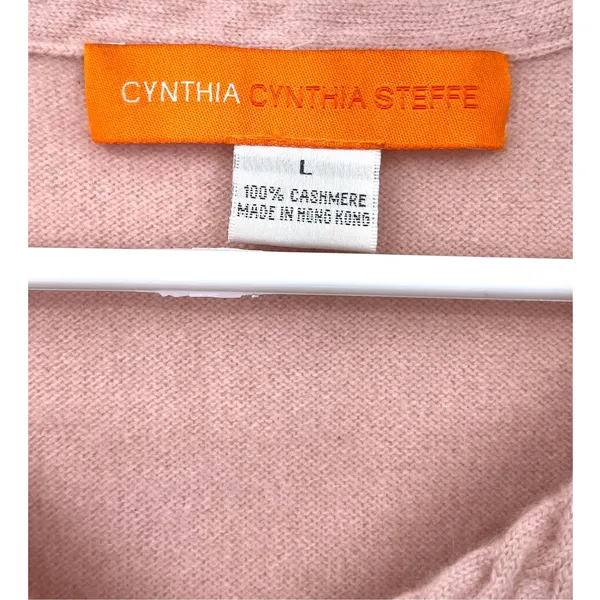 CYNTHIA STEFFE | M | Pure 100% Casher Knit Top Sweater Tank Sleeveless Women - Image 2