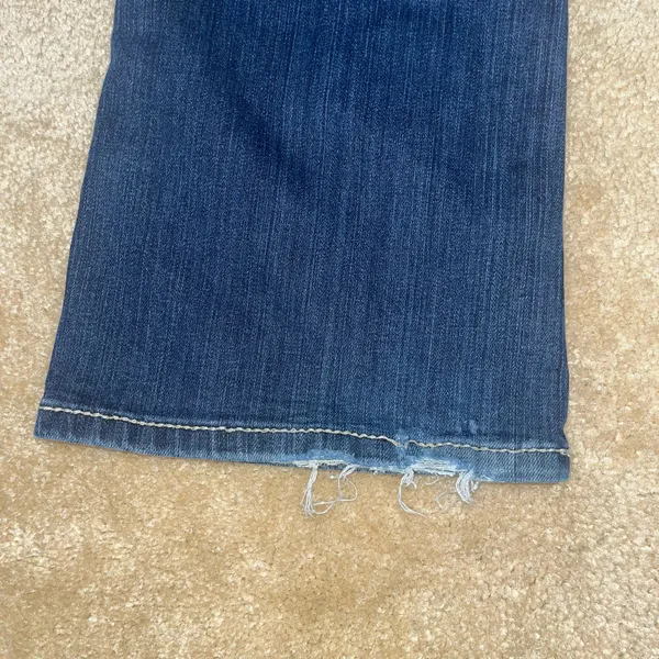 Ariat Womens Jeans Size 28L Dark Wash Embroidered Bootcut Western Denim - Image 6