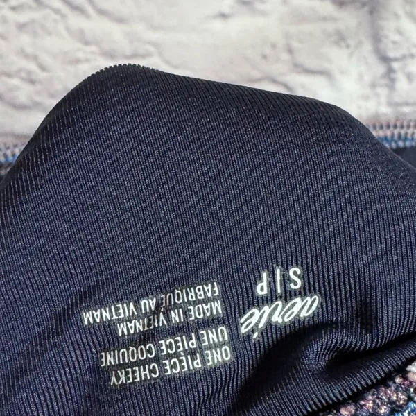 Aerie Blue‎ Space Dye Pique One Piece Cheeky Swimsuit size small - Image 9