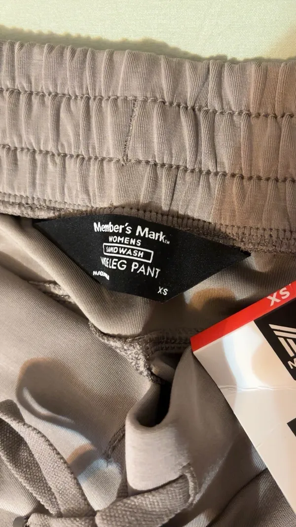 Members mark wide leg pants - Image 3