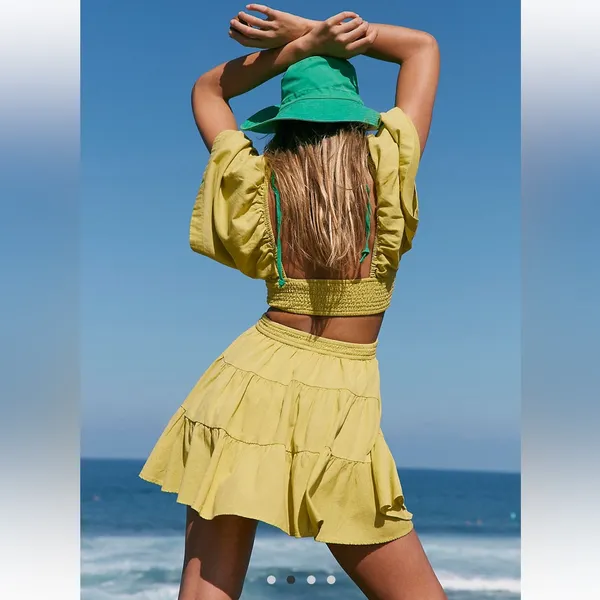 Free People Cross of Sunlight Mini Dress - Image 3
