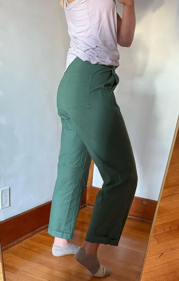 Green Target Pants High-Waisted - Image 2