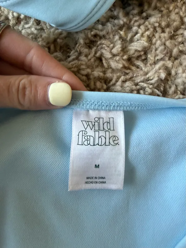 Wild fable light blue swimsuit set - Image 4