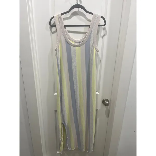 COS Striped Tank Maxi Dress Sz S - Image 6