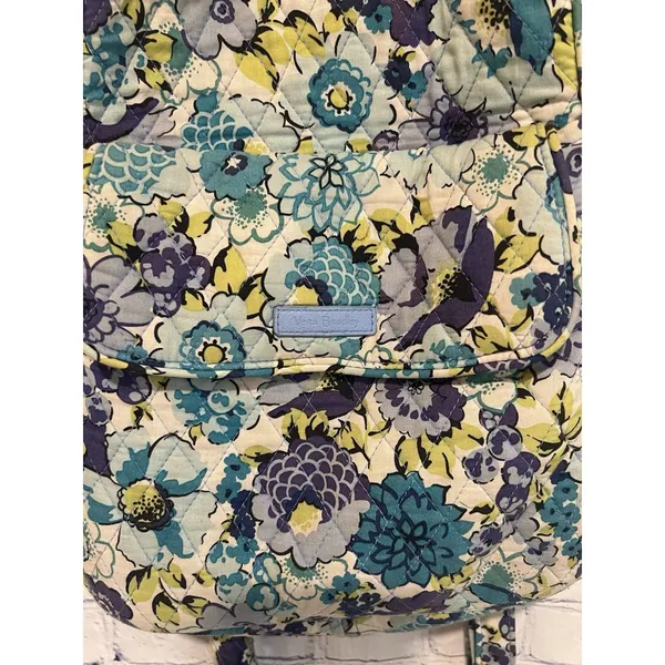 Vera Bradley Women's Quilted Blueberry Blooms Mini Backpack - Image 2