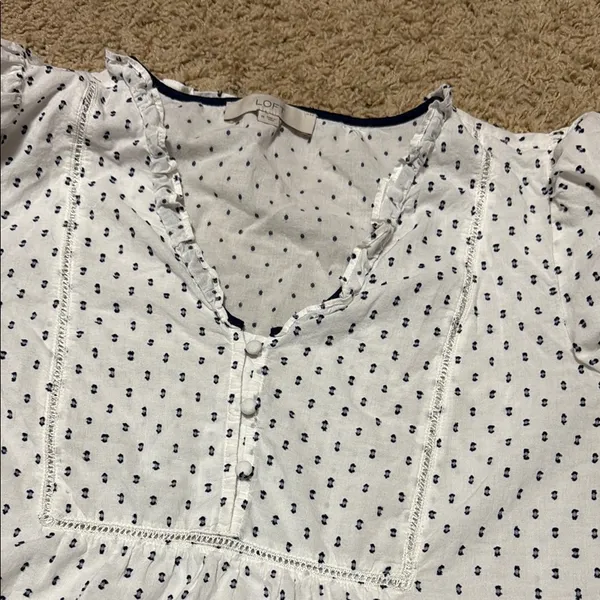Cottagecore Feminine Loft Longsleeve Blouse - Medium - Image 6