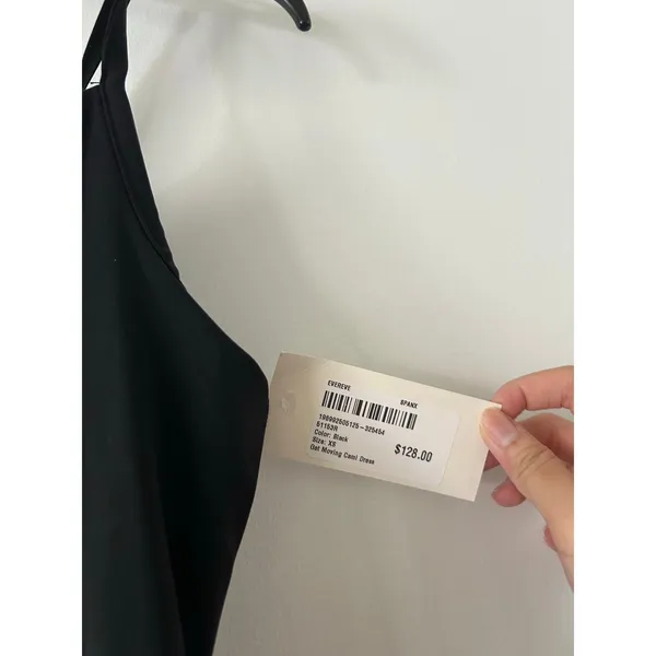 Spanx x Evereve Get Moving Cami Black Athletic Dress NWT Size XS - Image 3