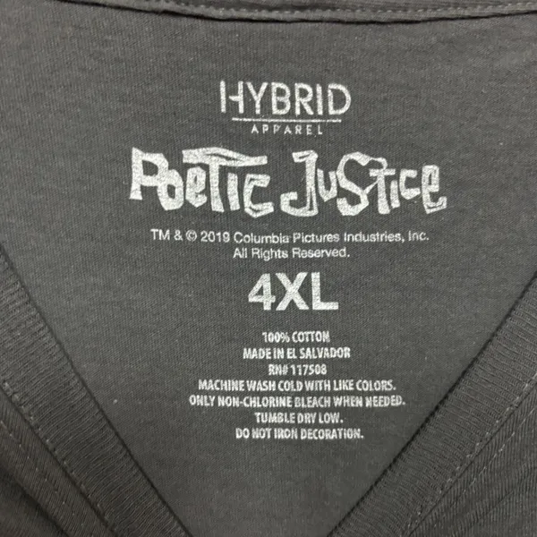 Poetic Justice A Street Romance movie T-shirt size 4XL - Image 4