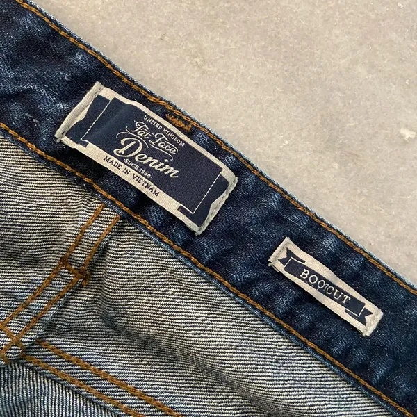 Fat Face Denim Size 18/20 Medium Wash Straight Leg Button Fly Cotton Denim Jeans - Image 14