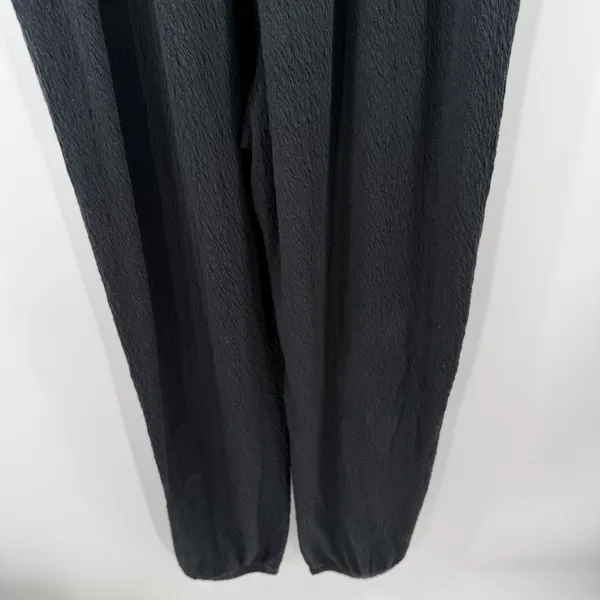 Z Supply Jumpsuit Women's Large NWT Indy Knit Black Textured Comfy Soft Casual - Image 13