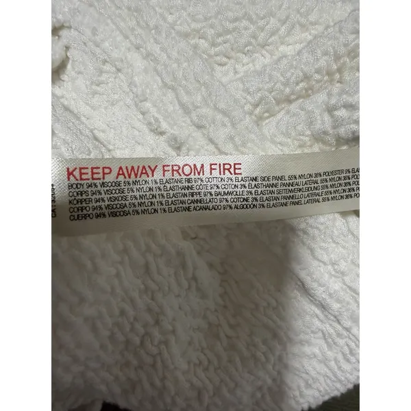Free People Movement Recovery Layer‎ Top White Women's Size Medium - Image 10