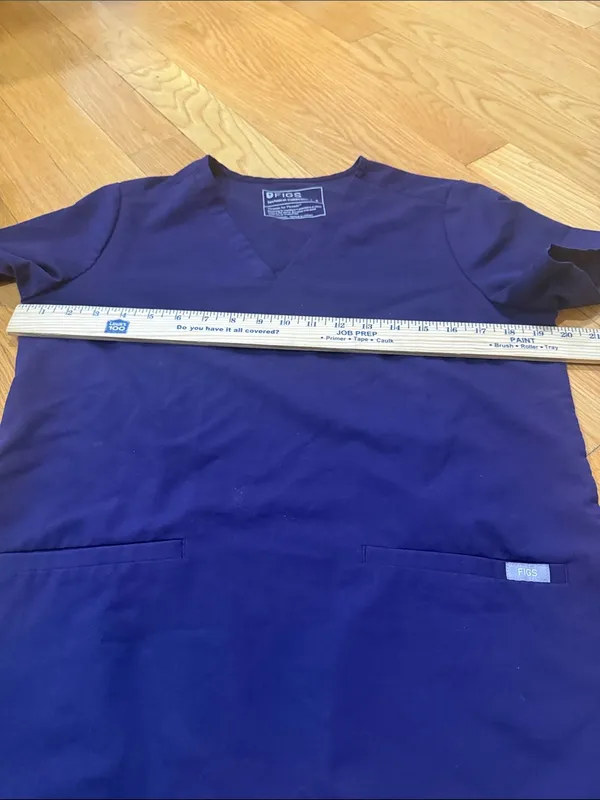 Figs purple jam Casma  scrub top size small. - Image 2