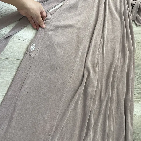 Free People Jumpsuit wide leg its a cinch womens Purple (medium) athleisure boho - Image 11