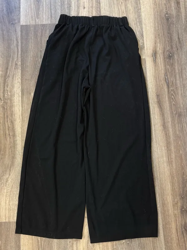 Halara Flex High Waisted Pocket Wide Leg Micro Waffle Work Pants Women’s Medium - Image 4