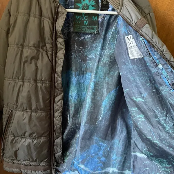 Volcom bomber jacket olive - Image 3