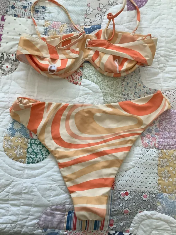 Aurelle orange ibiza bikini - Image 2