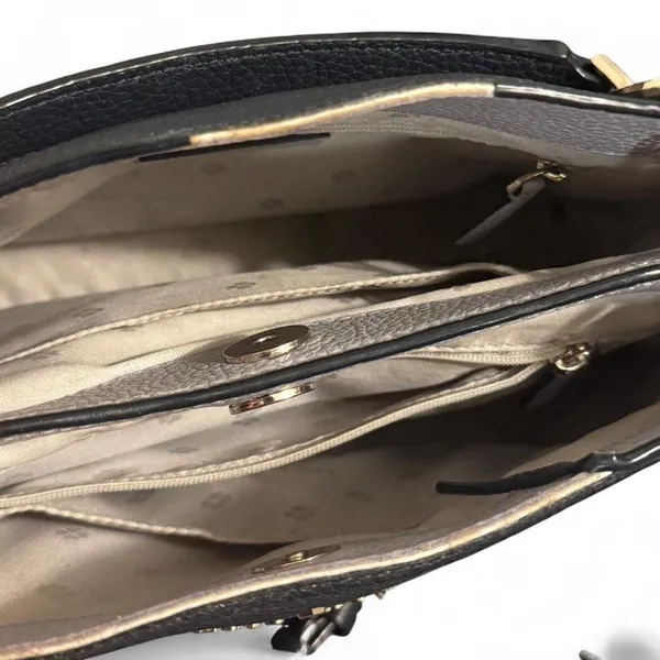 Womens Crossbody Bag ✦ Open To All Offers ✦ Bundle Measurements: Used Good Condition. Womens Kate Spade Pebbled Leather Navy Crossbody Bag Size OS Casual Luxury Style. Excellent For Everyday Wear & Travel Use. Adjustable Strap with Gold Hardware and Soft Pebbled Leather Finish. Clean Minimal Designer Look. ——— TAGS ——— #KateSpade #CrossbodyBag #Luxury #Designer #Minimal - Image 8