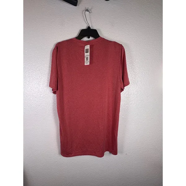 Kansas City Chiefs NFL Football T-Shirt Red Heather‎ CSA Large NWT - Image 2