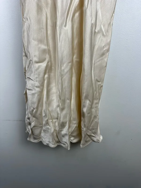 Shona Joy La Lune‎ Bias Cowl Cream Satin Maxi Dress Women’s 8 NWT - Image 10