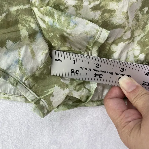 Free People Movement Sz M The Way Home Running Short Sage Tie Dye‎ Green-flawed - Image 4