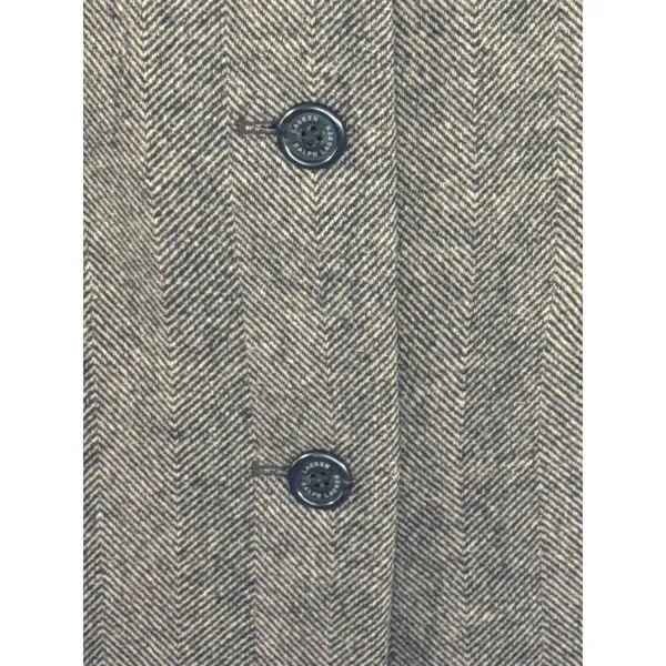 Lauren Ralph Lauren Herringbone Wool‎ Blend Coat Women's Size 6 Preppy Cozy - Image 2
