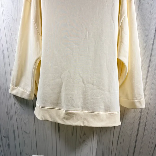 MAEVE NWOT | Anthropologie Oversized Mock Neck Sweatshirt Cream, XL - Image 7