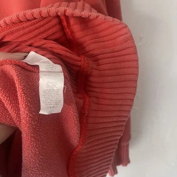 Aerie Small Coral Red Pink Oversized Mind In The Mountains Loungewear‎ Sweater - Image 6