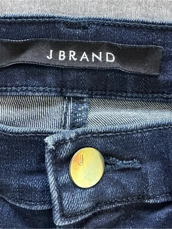 J Brand Women’s Size 26 Dark Wash High Rise Skinny Jeans Stretch Denim - Image 4