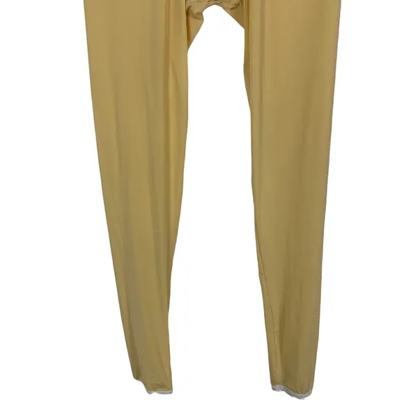 Vanskoos Pajama Pants Medium Yellow Stretch Lounge‎ Soft Sleep - Image 3