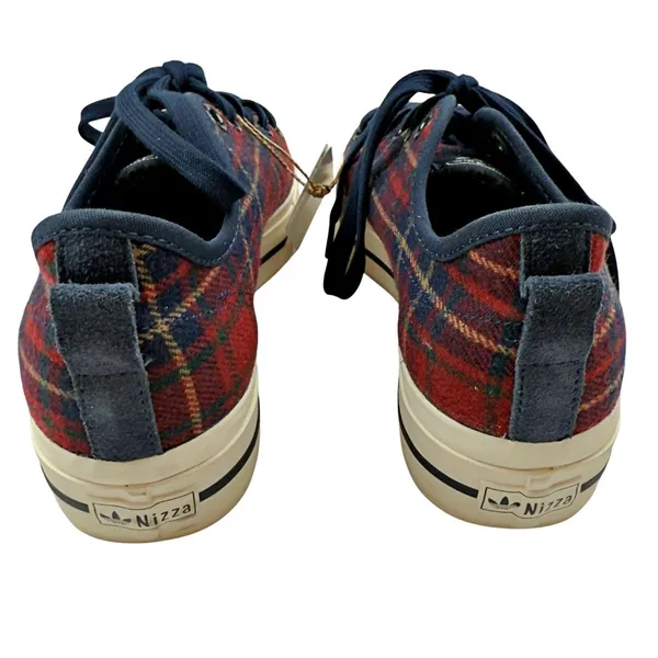 NWT Adidas Nizza RF Platform Plaid Shoes Women's Sz 7 - Image 2