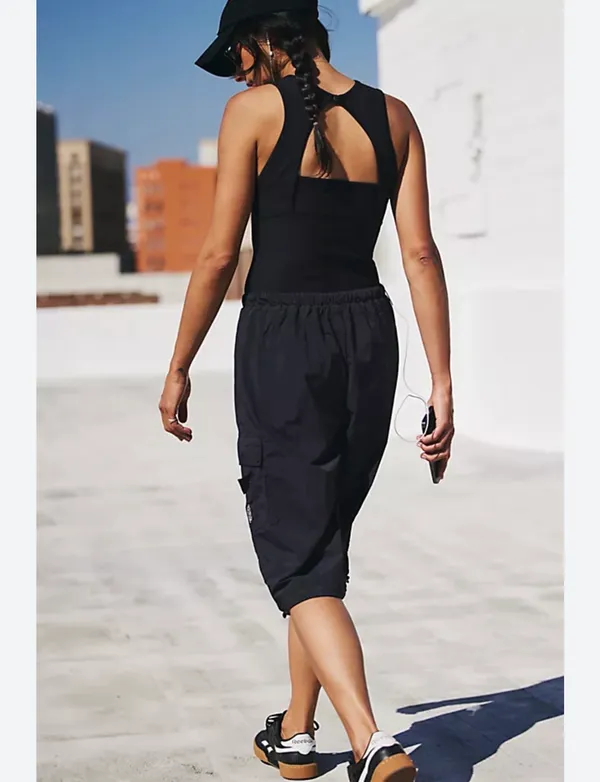 NWT Free People Movement Break It Down Onesie in Black - Image 2