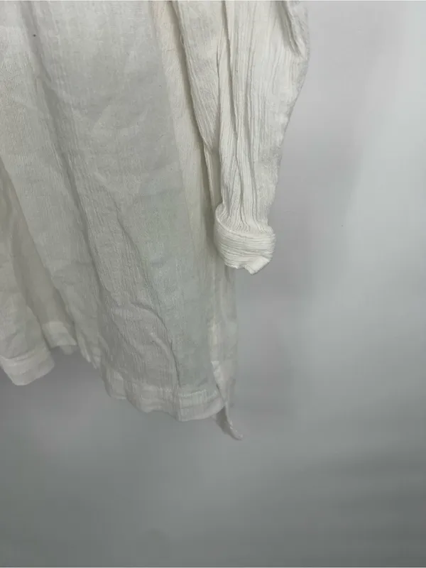 Denim & Supply Ralph Lauren White Viscose Button Down Overshirt Shirt Size L - Image 7