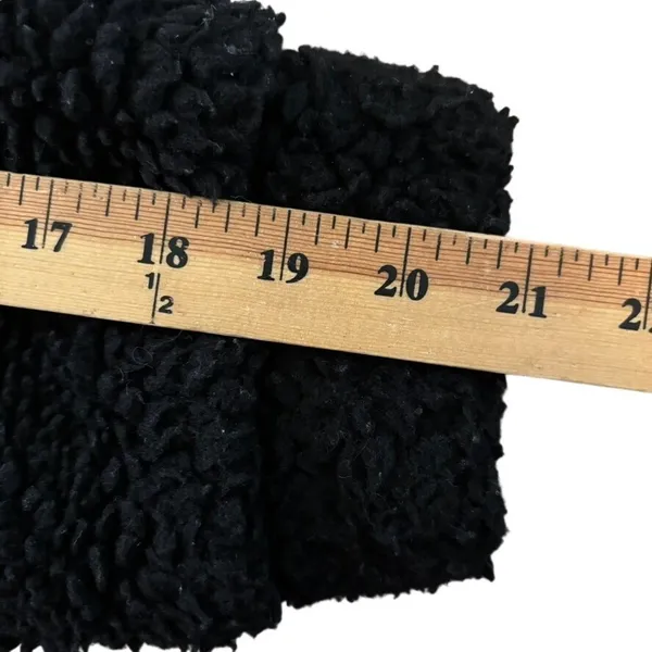 I.AM.GIA Pixie Teddy Sherpa Jacket‎ Sz S Black Oversized - Image 8