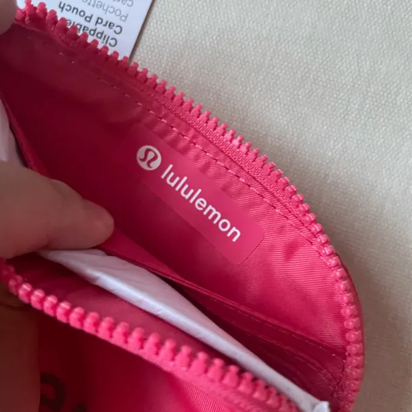 Lululemon Clippable Card Pouch - Glaze Pink - Image 9