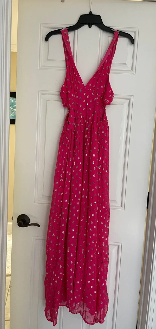 Lulus Pink Maxi Dress - Image 4