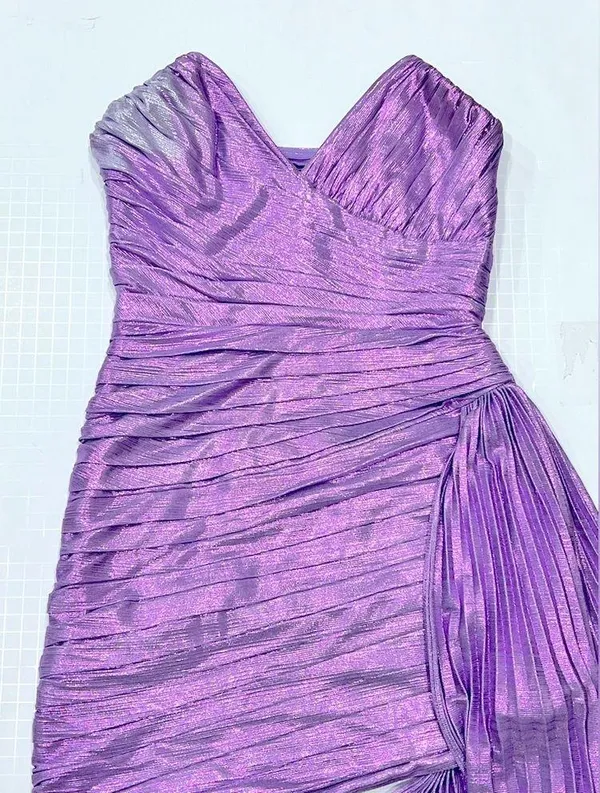 Retrofête DANIELE DRESS in dusty lilac, size XXS - Image 7