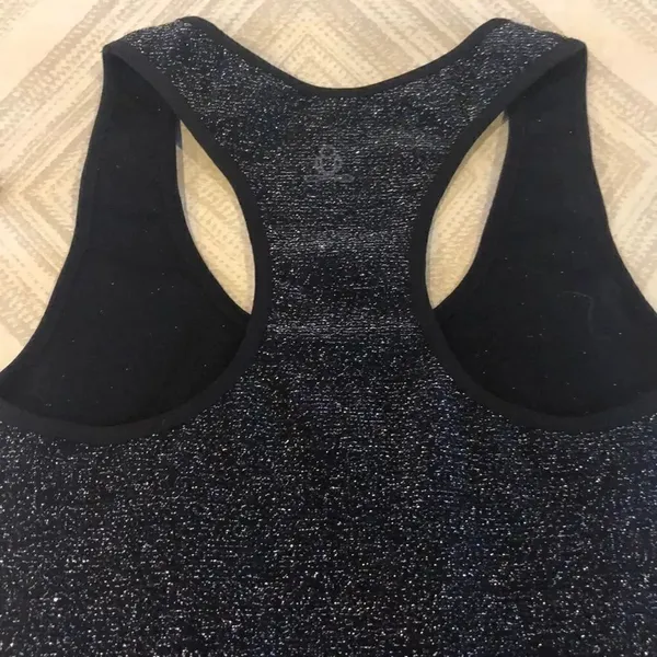 Phat Buddha Black w Silver Racerback Tank Top Black Size M - Image 5